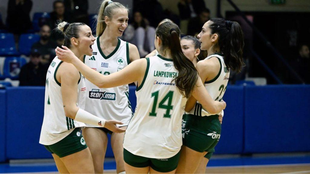 Φόρτσαρε η γυναικεία ομάδα βόλεϊ του Παναθηναϊκού: 3-0 τη Θέτιδα στη Βούλα